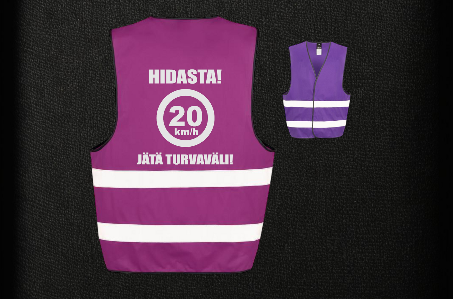 RATSASTUS -liivi violetti