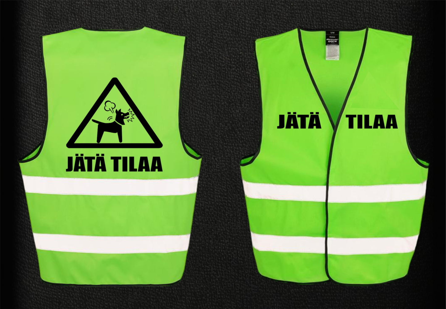 JÄTÄ TILAA -liivi lime